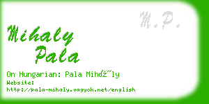 mihaly pala business card